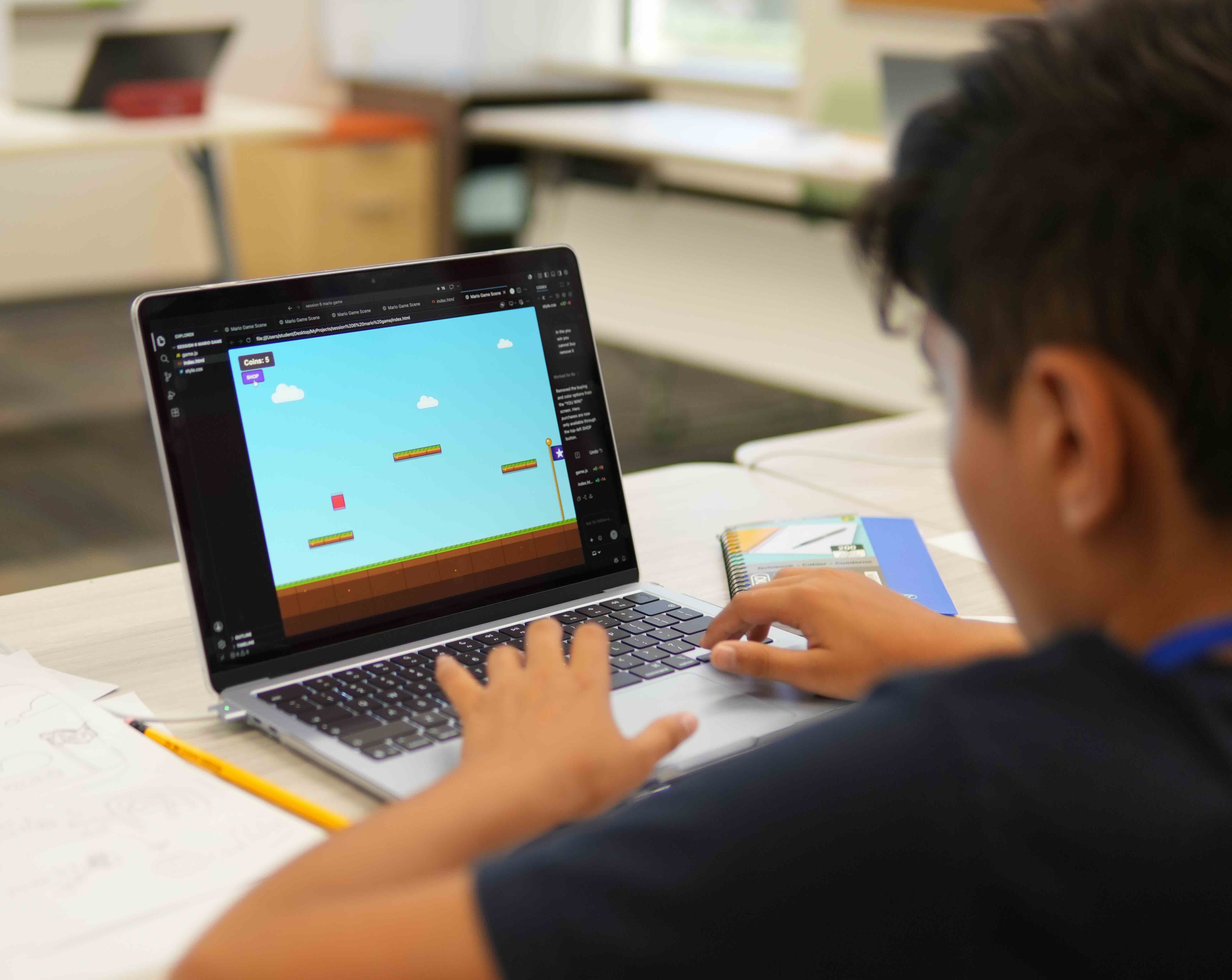 Students building projects during the Summer 2026 bootcamp